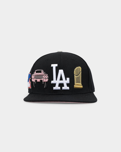 Pro Standard Los Angeles Dodgers City Double Front Snapback Black