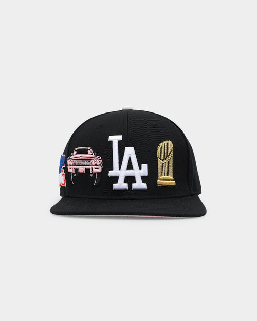 Pro Standard Los Angeles Dodgers City Double Front Snapback Black