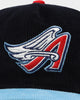 New Era Anaheim Angels 'Throwback Corduroy' Golfer Snapback Pastel Blue