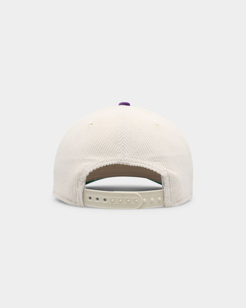 New Era Arizona Diamondbacks 'Throwback Corduroy' Golfer Snapback White