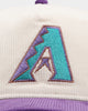 New Era Arizona Diamondbacks 'Throwback Corduroy' Golfer Snapback White