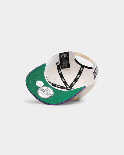 New Era Arizona Diamondbacks 'Throwback Corduroy' Golfer Snapback White