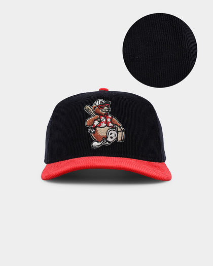 New Era Asheville Tourists 'Throwback Corduroy' Golfer Snapback Navy