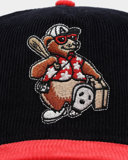 New Era Asheville Tourists 'Throwback Corduroy' Golfer Snapback Navy