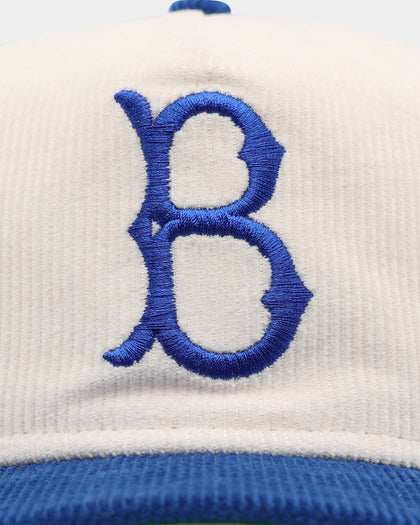 New Era Brooklyn Dodgers 'Throwback Corduroy' Golfer Snapback Blue