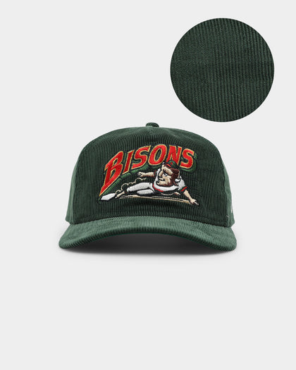 New Era Buffalo Bisons 'Throwback Corduroy' Golfer Snapback Dark Green