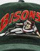 New Era Buffalo Bisons 'Throwback Corduroy' Golfer Snapback Dark Green
