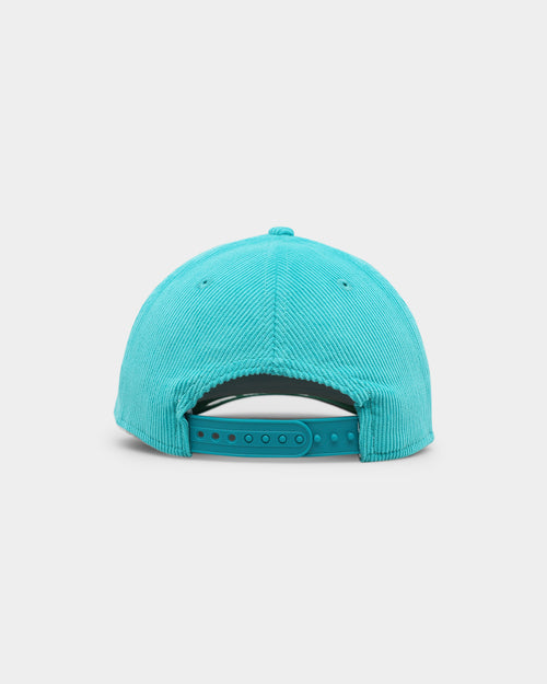New Era Florida Marlins 'Throwback Corduroy' Golfer Snapback Turquoise