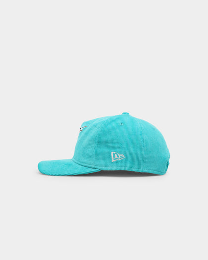 New Era Florida Marlins 'Throwback Corduroy' Golfer Snapback Turquoise