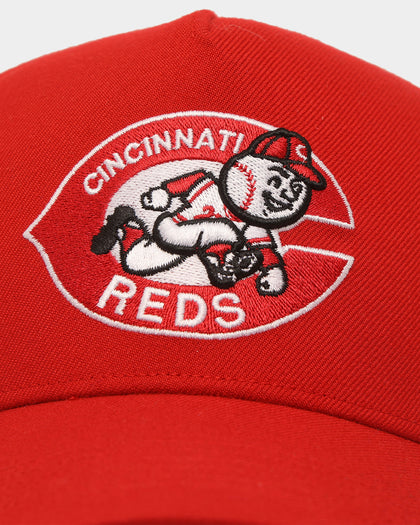 47 Brand Cincinnati Reds Cooperstown Retro Logo 47 MVP DT Snapback Red
