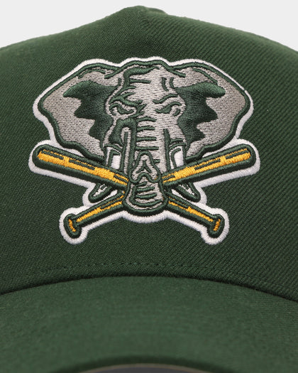 47 Brand Oakland Athletics Cooperstown Retro Logo 47 MVP DT Snapback Dark Green