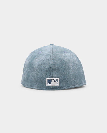 New Era New York Yankees 'Sky Blue Washed Suede' 59FIFTY Fitted Pastel Blue
