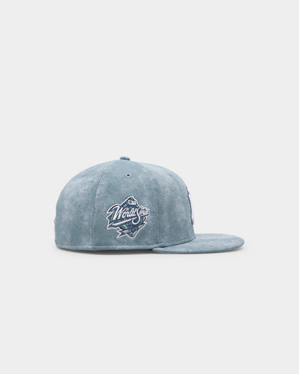 New Era New York Yankees 'Sky Blue Washed Suede' 59FIFTY Fitted Pastel Blue