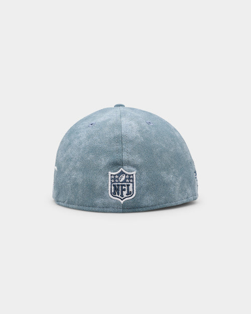 New Era Oakland Raiders 'Sky Blue Washed Suede' 59FIFTY Fitted Pastel Blue