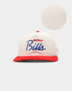 New Era Buffalo Bills 'Chrome Corduroy Throwback Script' Golfer Snapback Chrome White