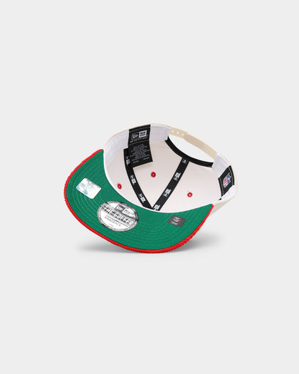 New Era Buffalo Bills 'Chrome Corduroy Throwback Script' Golfer Snapback Chrome White