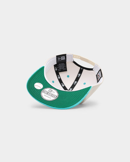 New Era Florida Marlins 'Chrome Corduroy Throwback Script' Golfer Snapback Chrome White