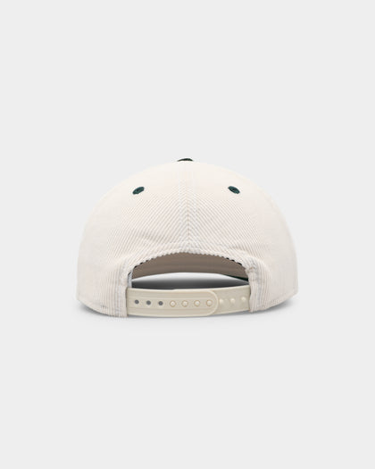 New Era Oakland Athletics 'Chrome Corduroy Throwback Script' Golfer Snapback Chrome White