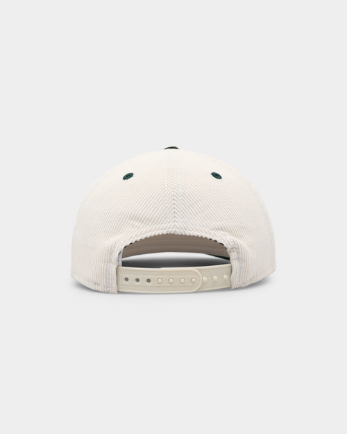 New Era Oakland Athletics 'Chrome Corduroy Throwback Script' Golfer Snapback Chrome White