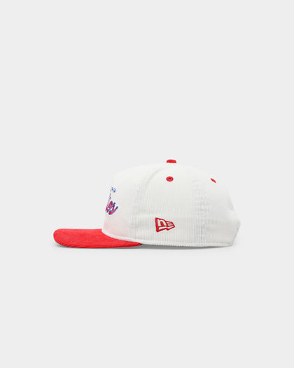 New Era Philadelphia Phillies Corduroy Golfer Snapback Chrome White