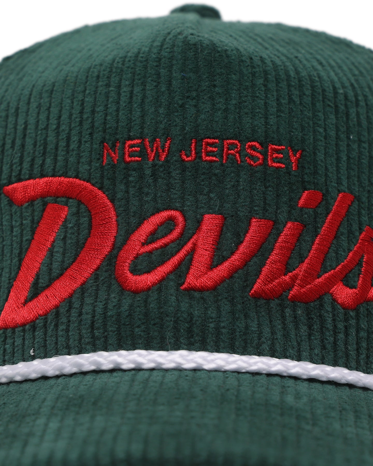 47 Brand New Jersey Devils 'NHL Corduroy Team Script' Corduroy