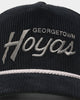 47 Brand Georgetown Hoyas 'NCAA Corduroy Team Script' Corduroy Crossrope 57 Hitch Snapback Navy