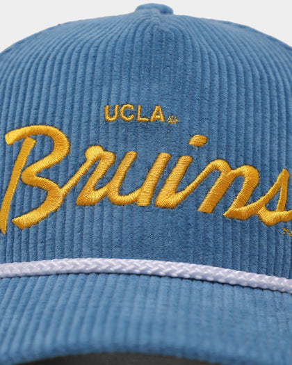 47 Brand UCLA Bruins 'NCAA Corduroy Team Script' Corduroy Crossrope 47 Hitch Snapback Montego