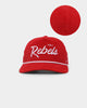 47 Brand UNLV Rebels 'NCAA Corduroy Team Script' Corduroy Crossrope 47 Hitch Snapback Red