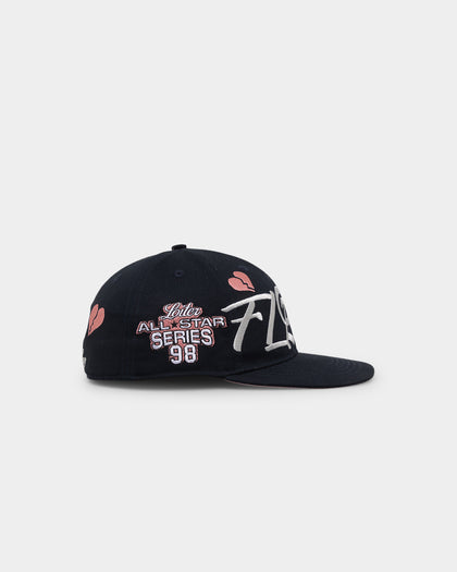 Loiter Flaws Fitted Hat Navy/Pik