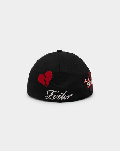 Loiter Shootaz Fitted Hat Black/Red