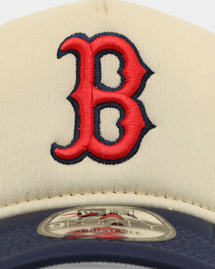 New Era Boston Red Sox All Day 9FORTY A-Frame Snapback Vegas Gold