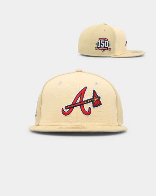 New Era Atlanta Braves 'Raffia Front' 59FIFTY Fitted Side Patch