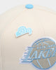 Mitchell & Ness Los Angeles Lakers 'Sky Blue' Snapback Cream