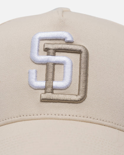47 Brand San Diego Padres 'Caramel Swirl' Sure Shot TT Cotton MVP Snapback Natural/Khaki