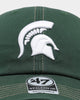 47 Brand Michigan State Spartans Trawler '47 Clean Up Strapback Dark Green