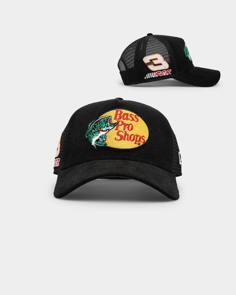 New Era X Nascar 9FORTY A-Frame Trucker Snapback Black | Culture 