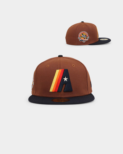 New Era Houston Astros 'Harvest' 59FIFTY Fitted Dark Brown