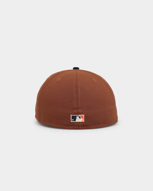 New Era Houston Astros 'Harvest' 59FIFTY Fitted Dark Brown