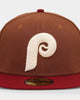 New Era Philadelphia Phillies 'Harvest' 59FIFTY Fitted Dark Brown