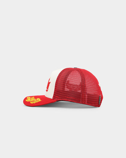 Pro Standard Chicago Bulls Visor Elite Trucker Eggshell/Red