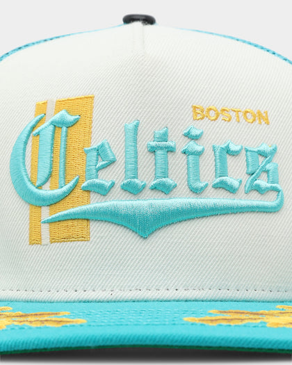 Pro Standard Boston Celtics Visor Elite Trucker Eggshell/Teal
