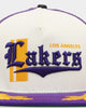 Pro Standard Los Angeles Lakers Visor Elite Trucker Snapback Eggshell/Purple