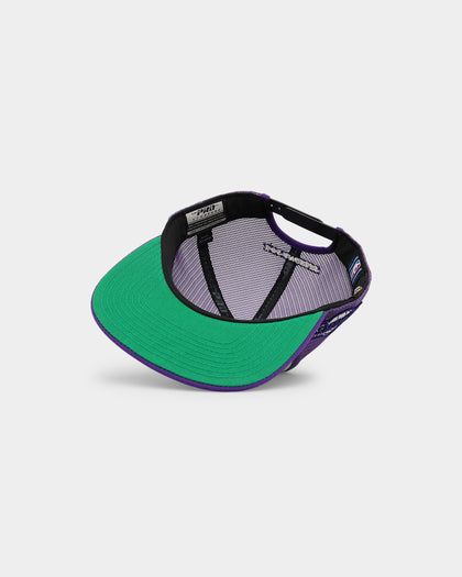 Pro Standard Los Angeles Lakers Visor Elite Trucker Snapback Eggshell/Purple