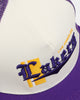Pro Standard Los Angeles Lakers Visor Elite Trucker Snapback Eggshell/Purple