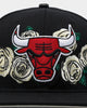 Pro Standard Chicago Bulls Roses Snapback Black