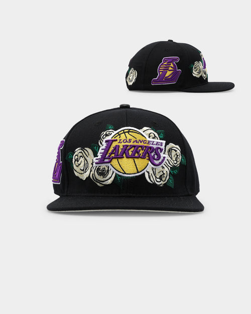 Pro Standard Los Angeles Lakers Roses Snapback Black