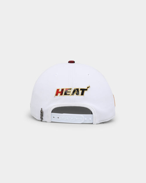 Pro Standard Miami Heat Pro Prep Plaid Brim Snapback White