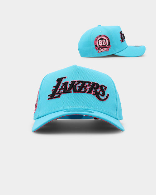 New Era Los Angeles Lakers 'Neon Vice' 9FORTY A-Frame Snapback Neon Blue