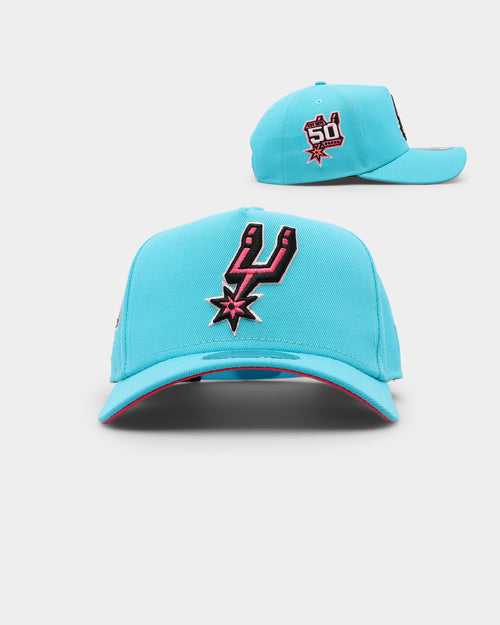 New Era San Antonio Spurs 'Neon Vice' 9FORTY A-Frame Snapback Neon Blue