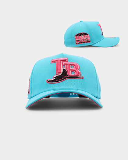 New Era Tampa Bay Rays 'Neon Vice' 9FORTY A-Frame Snapback Neon Blue